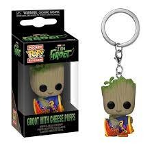 POP - KEYCHAIN - I AM GROOT - GROOT WITH CHESSE PUFFS